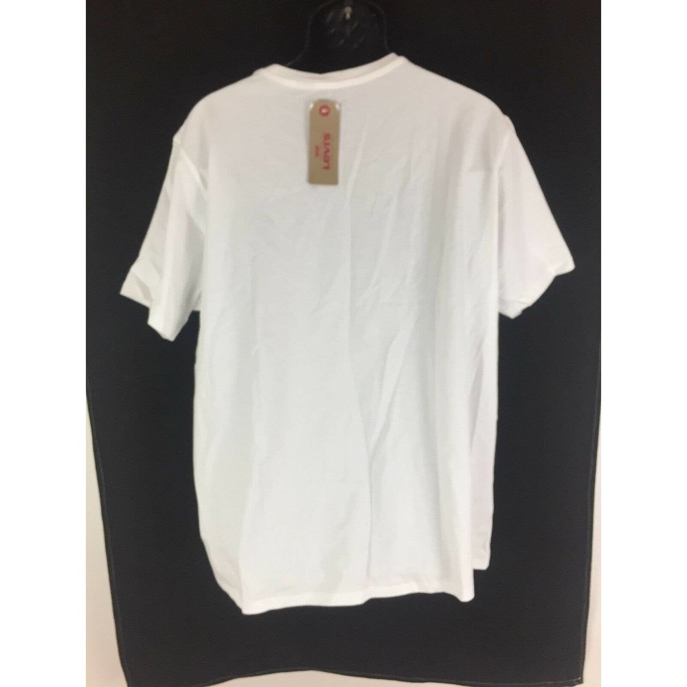 Mens white cotton brick wall short sleeve T Shirt by Levi's Size 2XL New Tags - Picture 3 of 7